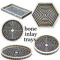 USD 240,  Buy Premium Bone Inlay Trays By Elephanta Exports Today
