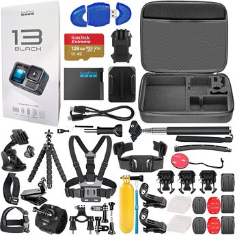 Riyadh, Photo & Video, SAR 2199,  Brand New - GoPro Hero 9 Black - Excellent Condition With Full Accessories Bundle