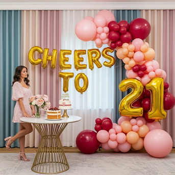 Kolkata, Event Planning, Affordable Balloon Decoration At Home In India | Premium Birthday Decoration Near Me