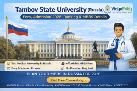 Noida, Education, Tambov State University (Russia) &ndash; Fees, Admission 2026, Ranking & MBBS Details
