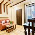 INR 4500/day,  Furnished,  1 BR,  600 Sq. Feet,  1 BHK Apartment Beautiful Self-catered Service Apartments Near Medanta Medicity Hospital