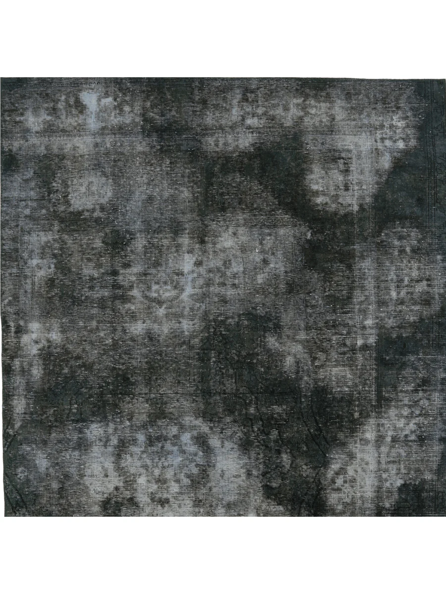 New York, Furniture, USD 480,  6x6 Square Vintage Distressed Overdyed Persian Rug - 109692