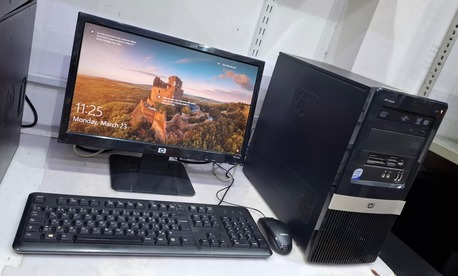 Manama, Computers, BHD 25,  HP Computer Set Very Good Working 3GB RAM Ready To Use Windows 10 Pro Only In 25.00/-BD