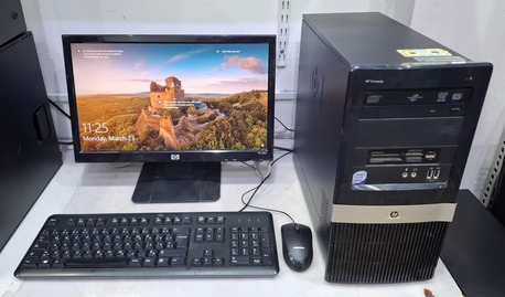 Manama, Computers, BHD 25,  HP Computer Set Very Good Working 3GB RAM Ready To Use Windows 10 Pro Only In 25.00/-BD