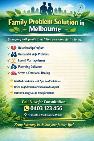 Melbourne, Health, Family Problem Solution In Melbourne