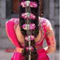 INR 1900,  Bridal Gajra & Fresh Floral Wedding Accessories - Vizag Pelli Poola Jada