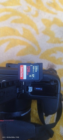 Umluj, Electronics, SAR 2599,  Canon EOS 250D + Canon EF-s 18-55mm F/4-5.6 Is STM Lens - Black+Camera Bag+128GB SDXC