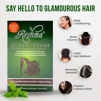 New York, Health & Beauty Items, USD 10,  Reshma Beauty Light Brown Henna Hair Dye For Radiant Hair Color