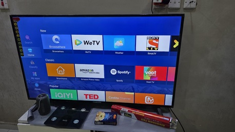 Jeddah, Appliances, SAR 550,  NIKAI TV 55 INCH SMART 4K ULTRA