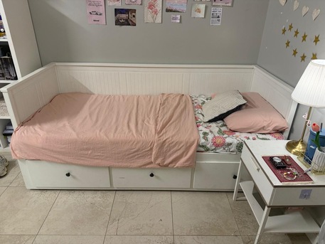 Al Muruj, Furniture, SAR 950,  Ikea Daybed With Mattress For Sale In Excellent Condition