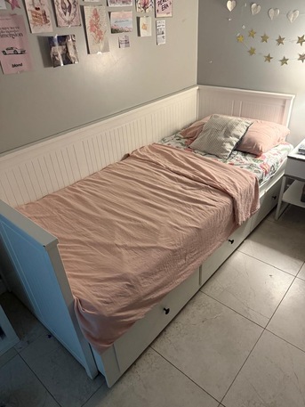 Al Muruj, Furniture, SAR 950,  Ikea Daybed With Mattress For Sale In Excellent Condition