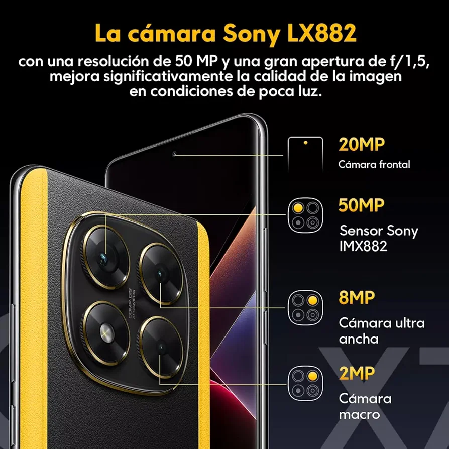 Khobar, Mobile Phones, SAR 1050,  XIAOMI Poco X7 5G + 4G LTE (Global) (512GB + 12GB) Ai Curved 6.67