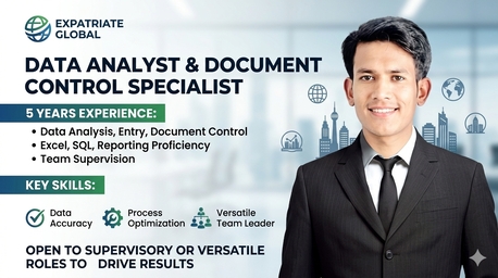 Riyadh, Job Seekers, Data Analyst, Data Entry Operator , Document Controller, Supervison , Store Keeper