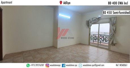 Adliya, Apartments/Houses, BHD 400/month,  3 BR,  150 Sq. Meter,  Unfurnished 3 Bedroom Apartment, Adliya - BD 400 Incl WSAD061