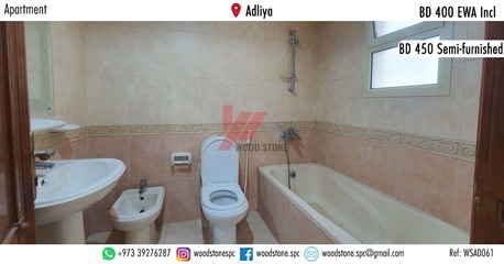 Adliya, Apartments/Houses, BHD 400/month,  3 BR,  150 Sq. Meter,  Unfurnished 3 Bedroom Apartment, Adliya - BD 400 Incl WSAD061
