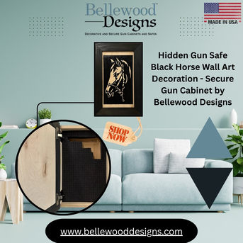 New York, Furniture, USD 139,  Hidden Gun Cabinet Wildlife Wall Art By Bellewood Designs