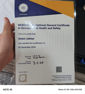 Riyadh, Job Seekers, Experienced HSE Professional | 3+ Years Experience | NEBOSH Certified | Ready To Ensure Wo