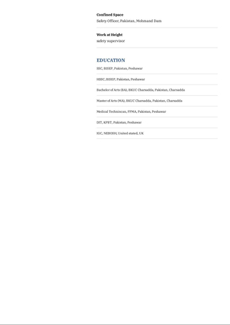 Riyadh, Job Seekers, Experienced HSE Professional | 3+ Years Experience | NEBOSH Certified | Ready To Ensure Wo