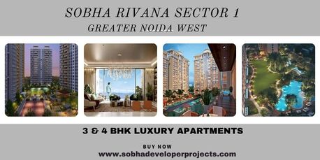 Noida, Real Estate For Sale, The Project Offers 3 & 4 BHK Luxury Apartments In A Premium Residential Community
