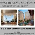 The Project Offers 3 & 4 BHK Luxury Apartments In A Premium Residential Community