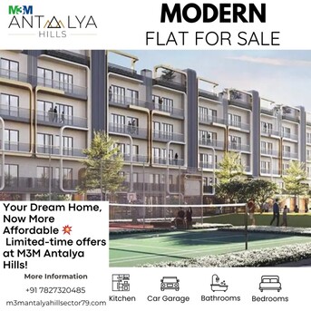 Gurgaon, Apartments/Houses, Furnished,  Modern Living In M3m Antalya Hills Residential Property In Sector 79