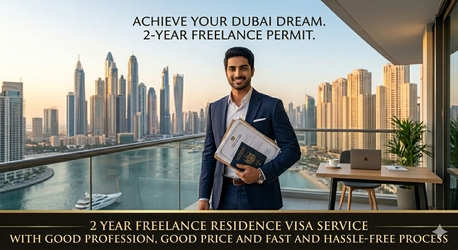 Dubai, Travel, Exclusive 2-Year Freelance Residence Permit - Full Processing