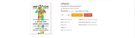 New Delhi, Books, INR 2714,  Why Should Readers Explore Books On Inflation? - Viva Books