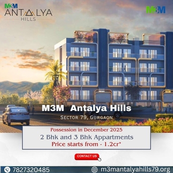 Gurgaon, Housing Exchanges, Discover Premium Homes At M3M Antalya Hills Residential Property In Sector 79 With Modern