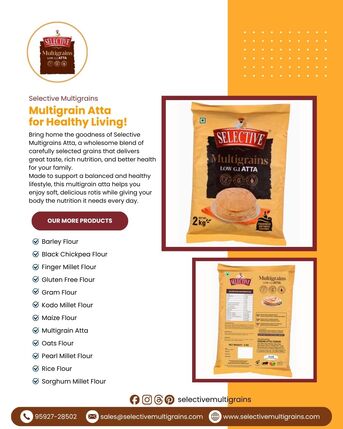 Chandigarh, Household Items, INR 1,  Atta With Multigrain Rupnagar