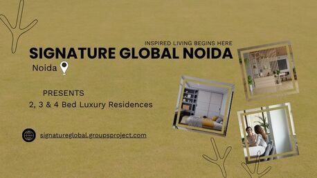 Noida, Real Estate For Sale, 2 BR,  Signature Global Noida &ndash; Redefining Urban Comfort