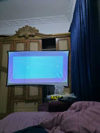 Rabigh, Electronics, SAR 250,  Full Home Cinema Bundle - Smart Projector + Stand + Screen  با