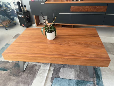 Manama, Furniture, BHD 500,  Premium Living Room Set: Sofa + Ottoman + Solid Wood Coffee Table + German Custom-made TV