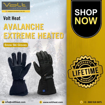 Austin, Clothing & Accessories, Volt Heat Avalanche Extreme Heated Snow Ski Gloves
