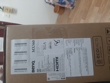 Jubail, Electronics, SAR 1100,  New BenQ MX560 ANSI 4000 PROJETOR+SCREEN