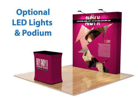 Los Angeles, Printing, Print Straight Velcro Fabric Pop Up Displays From PrintMagic