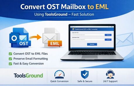 Mumbai, Software, INR 4643,  Convert OST Mailbox To EML Using ToolsGround &ndash; Fast Solution
