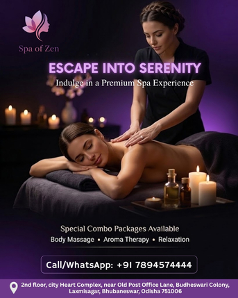 Bhubaneswar, Health, Best Female Spa In Bhubaneswar | Spa Of Zen Wellness Spa