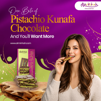 Dubai, Food, AED 18,  UAE&rsquo;s Most Viral Pistachio Kunafa Chocolate Bar
