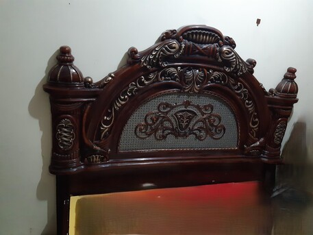 Jubail, Furniture, SAR 300,  Double Bed King Size And Dressing SET Very Good Condition