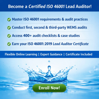 New York, Education, ISO 46001 Lead Auditor Training &ndash; Online