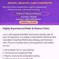 Math, Science Tutor