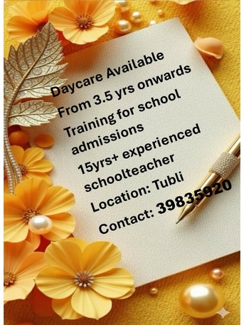 Tubli, Daycare, ⭐⭐⭐Day Care Available With Training For School Admissions 📞 39835920⭐⭐⭐