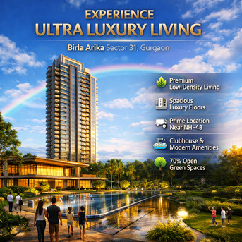 Gurgaon, Apartments/Houses, 4300 Sq. Feet,  Birla Arika New Launch Gurgaon Discover Your Dream Home Today.