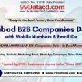 Ahmedabad B2B Companies Database &ndash; Verified Business Leads