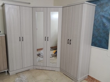 Al Yarmouk, Furniture, SAR 11,  New Bedroom Set Single Bed And Wardrobe