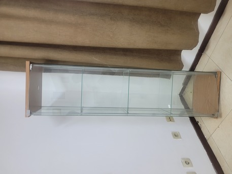 Al Olaya, Furniture, SAR 300,  Elegant Glass Display Cabinet &ndash; Like New