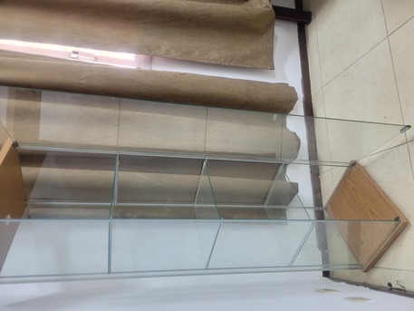 Al Olaya, Furniture, SAR 300,  Elegant Glass Display Cabinet &ndash; Like New