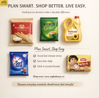 New Delhi, Household, Plan Smart, Shop Better: Everyday Grocery Made Easy