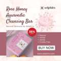 INR 194,  Herbal Cruelty Free Soap In India &ndash; Rose Honey Ayurvedic Cleansing Bar By Selphira