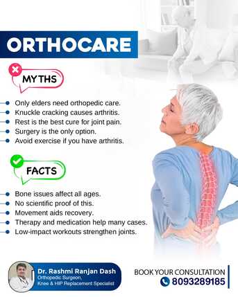 Bhubaneswar, Health, Orthocare Myths & Facts | Orthopaedic Surgeon In Bhubaneswar | Dr Rashmi Ranjan Dash.